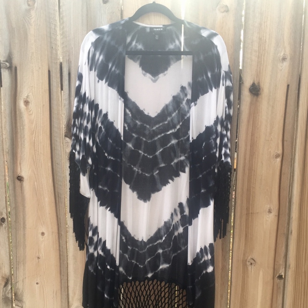 Torrid Tie Dye Beach Cover Up